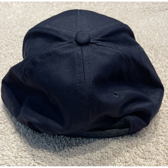 Vintage K Products Blue Goodyear Classic Wingtip Logo Snapback Hat Adult OSFA - Picture 2 of 4